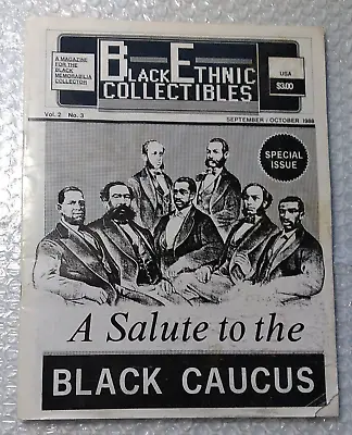 Black Ethnic Collectibles Magazine Volume 2 Number 3 September/october 1988 • $23.99