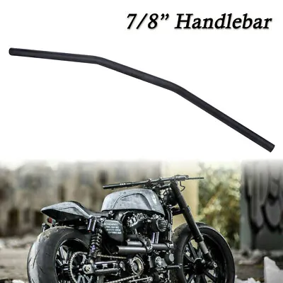 Universal 7/8  Motorcycle Drag Bar Handlebar For Harley Honda Bobber Cafe Racer • $37.55