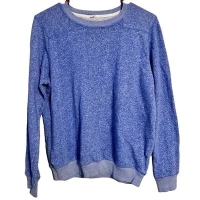 J. Crew Heather Light Blue Women’s Sweatshirt Size Large 100% Cotton • $19.99