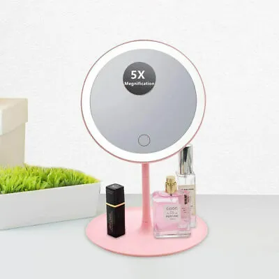 Magnifying Mirror LED Lights Make Up Shaving Bathroom Cosmetic Vanity • £7.79