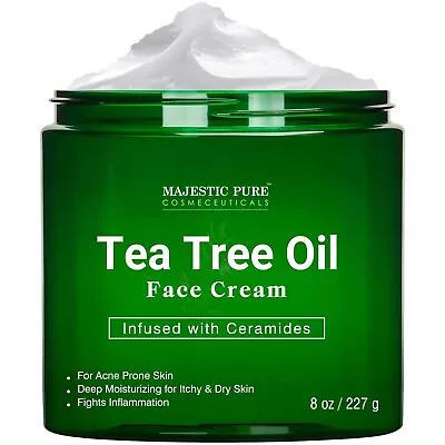 Tea Tree Oil Face Cream By Majestic Pure - Therapeutic Grade Acne Scar Remover • $8.49