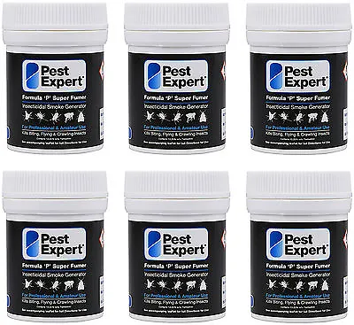 Pest Expert® Super Flea Bombs Formula 'P' - Maximum Strength (6 X 11g) • £24.95