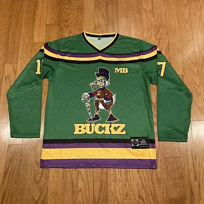 Mighty Buckz Jersey OG HOLLA Men’s XL  #17 2017 Made For Winners (Mighty Ducks) • $29.99