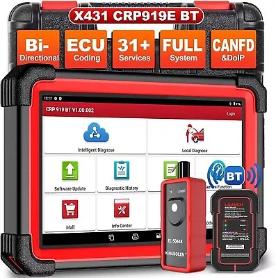 LAUNCH CRP919E BT PRO Elite Car Bidirectional Diagnostic Scanner Tool Key Coding • $489