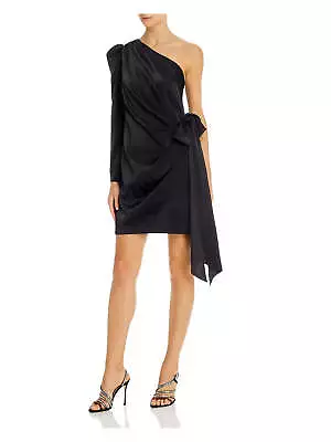 Aidan By Aidan Mattox One-Shoulder Puff-Sleeve Dress 1B 1727 • $25.96