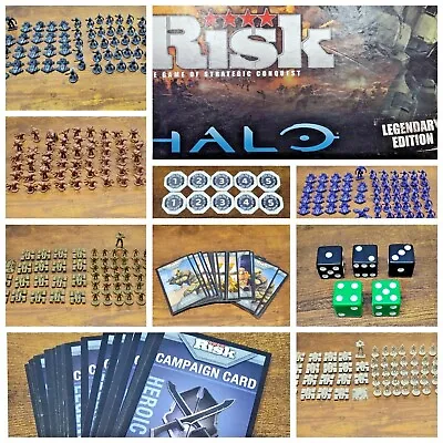 Risk HALO Legendary Edition Replacement Parts & Pieces Strategic Conquest Game • $6.99