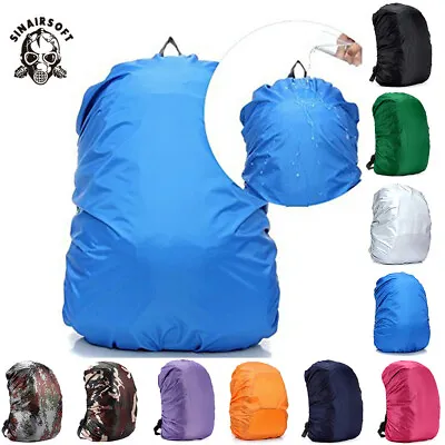 20L-80L Waterproof Backpack Cover Bag Camping Hiking Outdoor Rucksack Rain Dust • £6.59