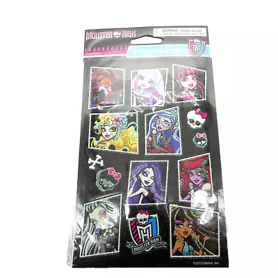 MONSTER HIGH Glitter Stickers American Greetings Stickety Doo Da 2013 NIP • $9.95