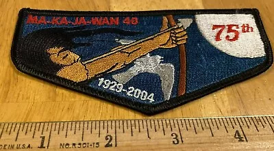 MA-KA-JA-WAN 40 Lodge Patch/Flap-S46-Order Of The Arrow Boy Scouts-Illinois • $9.94