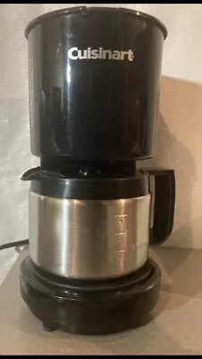 Cuisinart DCC-450 4 Cup Coffee Maker Stainless Steel Carafe Tested & Working • $21.79
