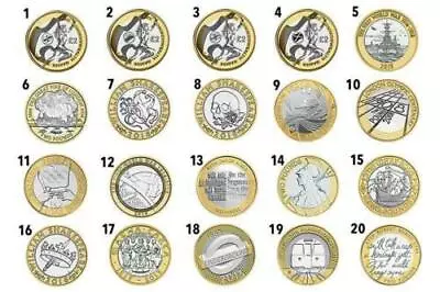 UK £2 Coins 1997 - 2020 GB Coins Two Pound • £3.85