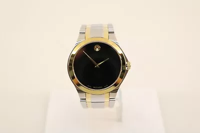 Movado Collection Black Dial Two-tone Men's Watch 0606896 #15 • $249.99