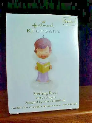 2012 Sterling Rose #25 - Mary's Angels - Hallmark Christmas Ornament Hamilton • $9.50