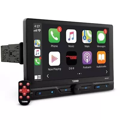 DS18 10.5  Floating Swivel Touchscreen Mechless Single Din Bluetooth Head Unit • $384.95