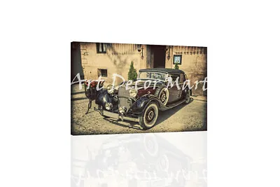 Classic Mercedes Benz - CANVAS OR PRINT WALL ART • $99