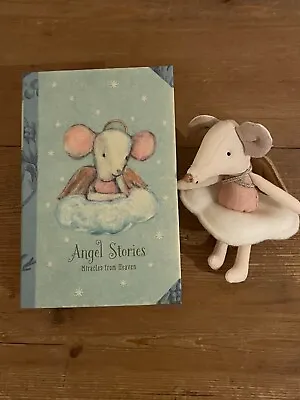 Maileg Retired 1st Edition 2018 Angel Stories Big Sister Mouse Book Bed BNIB • £34.99