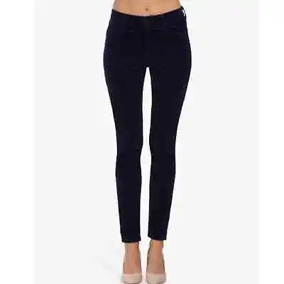 J Brand Maria Skinny High Rise Jeans In Darkest Navy Style 23110JE88 Size 24 • $36