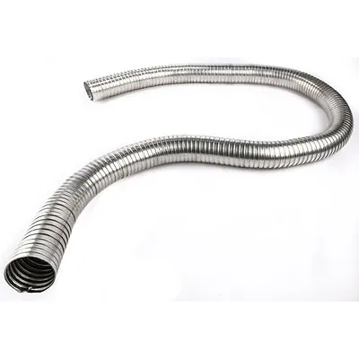 2.25  ID Exhaust Flex Pipe 5 FEET LONG Bendable 2-1/4 Inch Flexible Tubing Tube • $64.95
