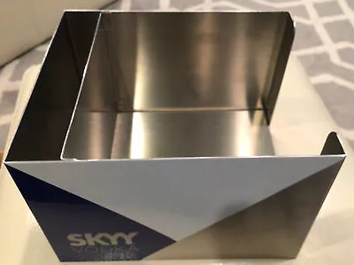 Sky Vodka Stainless Steel Napkin Straw Holder Bar Caddy Holder Advertisement New • $25