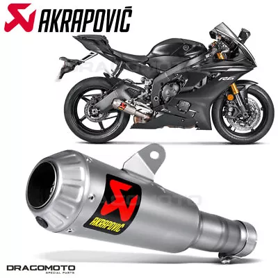 YAMAHA YZF-R6 2008-2022 Exhaust AKRAPOVIC Titanium RC S-Y6SO10-AHBT • $626.57