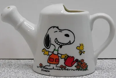 Vintage Peanuts Snoopy & Woodstock Ceramic Planter Excellent Condition HTF • $39.95