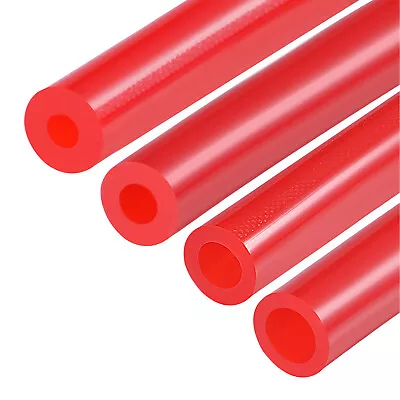 4pcs Vacuum Silicone Tubing Hose 5/32  1/4  5/16  3/8  ID 1/8  5ft Red • $27.51