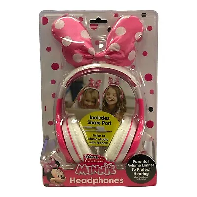 Disney Junior Minnie Mouse Bow Headphones - Pink/White • $14.69