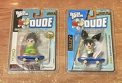 Tech Deck Dude Magna Series Lot Of 2 - Suzy 039 And Yoko 070 - New & Sealed • $40