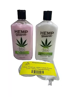 Hemp Body Lotion Coconut And Strawberry Lotion With 10pc Cotton Makeup Remover • $15.87