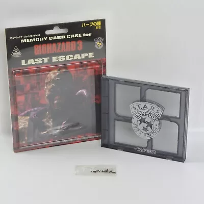 HORI MEMORY CARD CASE For BIOHAZARD 3 LAST ESCAPE S.T.A.R.S. Playstation Boxed • $80