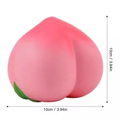 Peach Fruit Slow Rising Soft Kid Toy Stress Relief Xmas Gift • $9.44