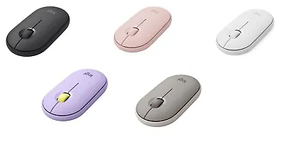Logitech Pebble M350 Wireless Mouse Bluetooth 2.4GHz Receiver Silent Slim PC/Mac • $14.99