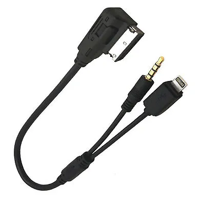 1xCar AMI MDI MMI MP3 3.5mm AUX Cable Adapter IPod IPhone Interface Fits Audi VW • $12.96