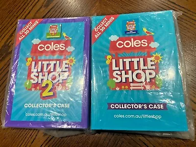 Coles Little Shop Complete Sets 1(2018)&2 (2019) In Case Both In Full Sets RARE  • $109.99