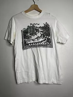 Vintage Dover Castle England Short Sleeve T Shirt Men’s Size Medium White • $16.99