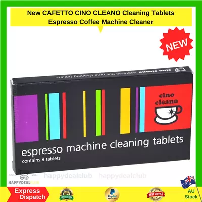 NEW CAFETTO CINO CLEANO CLEANING TABLETS Espresso Coffee Machine Cleaner • $12.99