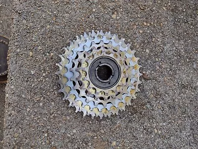 Vintage Suntour Japan Perfect 6 Speed Gold Silver Freewheel 14-32/4 Touring MTB  • $80