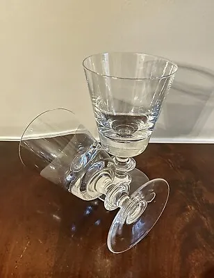$56.95 • Buy 2 VAL ST. LAMBERT State Plain Crystal Water Goblet ~6 1/4”