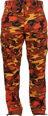 Tactical BDU Pants Camo Cargo Uniform 6 Pocket Camouflage Military Army Fatigues • $39.99