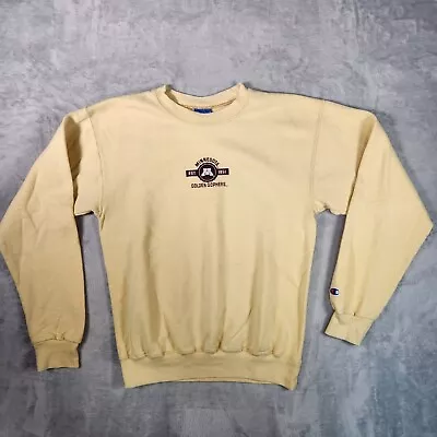 Minnesota Golden Gophers Sweatshirt Women Small Yellow Champion College Academia • $19