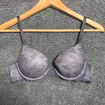 Victoria Secret Unlined Full Coverage Biofit Push Up T-Shirt Padded Bra 34B • $16.99