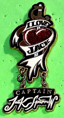 Disney Wdw 2006 Pirates Of The Caribbean I Love Captain Jack Sparrow Tattoo Pin • $17.95