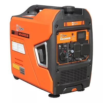 Sigma 4000 Watts Inverter Gas Generator Super Quiet CO Alert Parallel Ready • $529.99