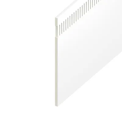 Vented Soffit Board 300mm White UPVC Rafter Fitting 5m Length • £59