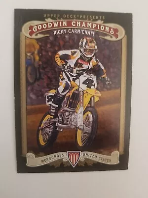 2012 Upper Deck Champions Motocross Ricky Carmichael #122 RC SUPERCROSS Mx SX 2 • $3