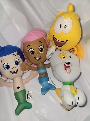 Lot Of 4 Bubble Guppies:  Plush Gil Molly Puppy And Mr. Grouper 2013 • $15