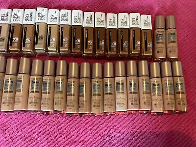 Lot 31 X MayBelline Dream Radiant /super Stay Liquid Foundation Mixed Shades • $110