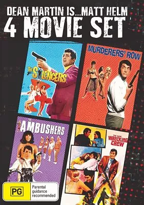 Dean Martin Is...Matt Helm: 4 Movie Set (DVD) Dean Martin Stella Stevens • $33.12