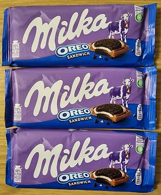 Milka Oreo Sandwich 92g X3 BROKEN IN MIDDLE • £4.95