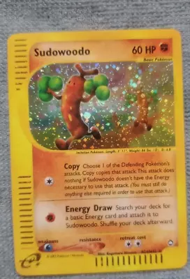 Sudowoodo Aquapolis H24/H32  Holo Rare Pokemon *NICE* • $80